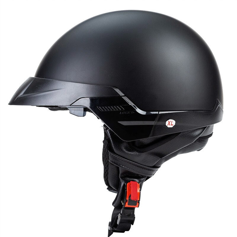 Casque de moto cruiser à visage ouvert, 1080 g — Doublure amovible - Desfino