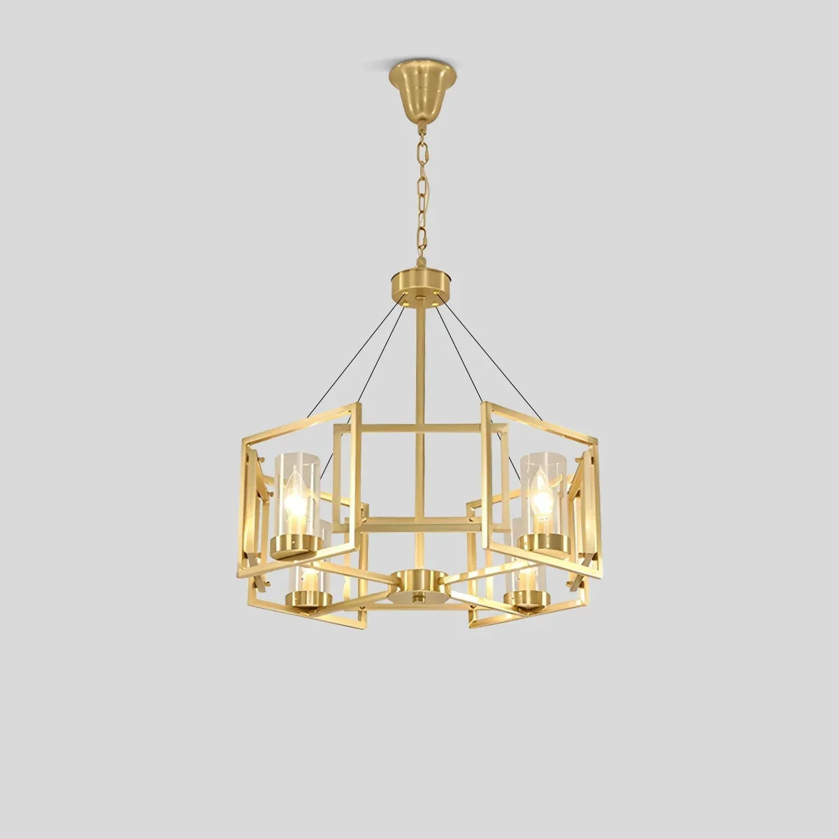 Modern Luxury All Copper Chandelier | Desfino