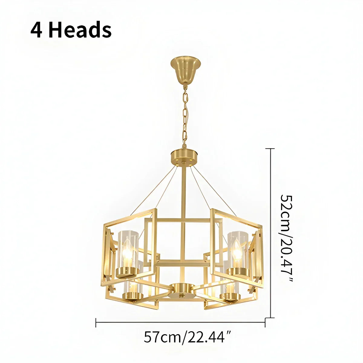 Modern Luxury All Copper Chandelier | Desfino