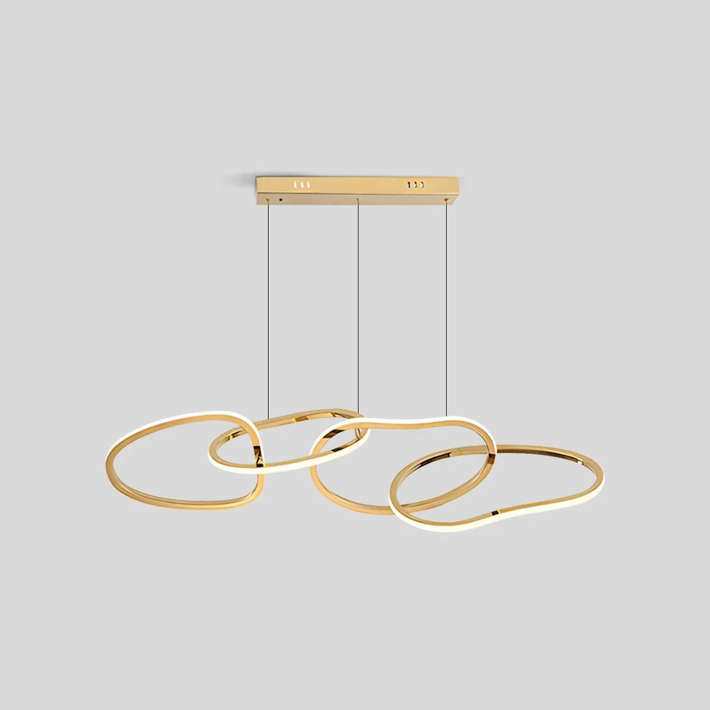 Moderner minimalistischer Ring-Kronleuchter | Desfino