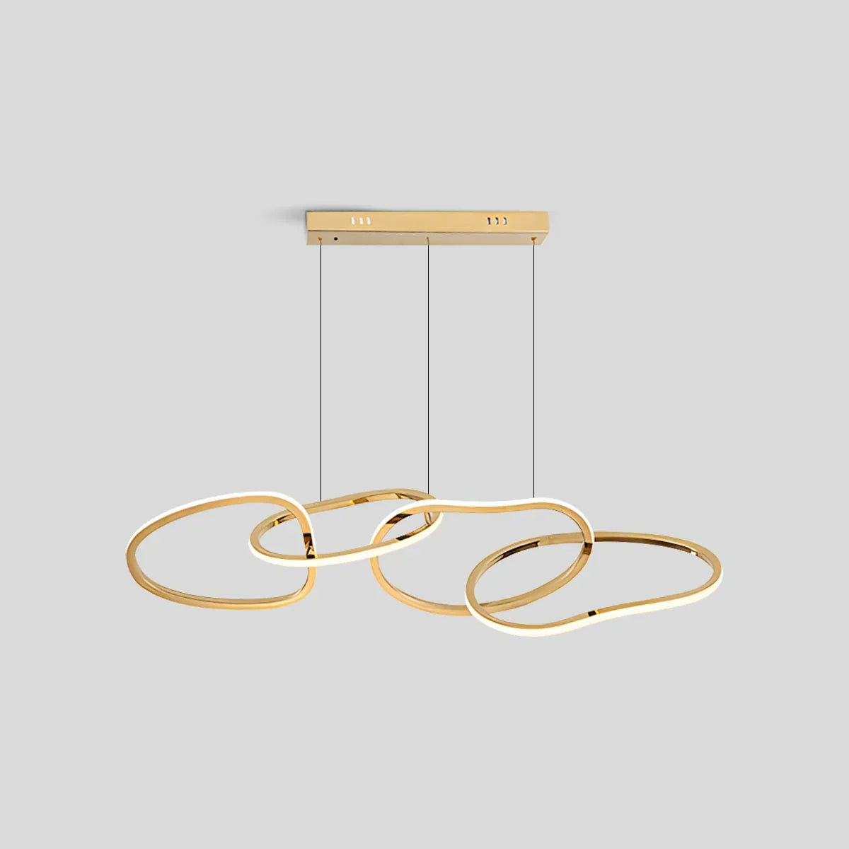 Moderner minimalistischer Ring-Kronleuchter | Desfino