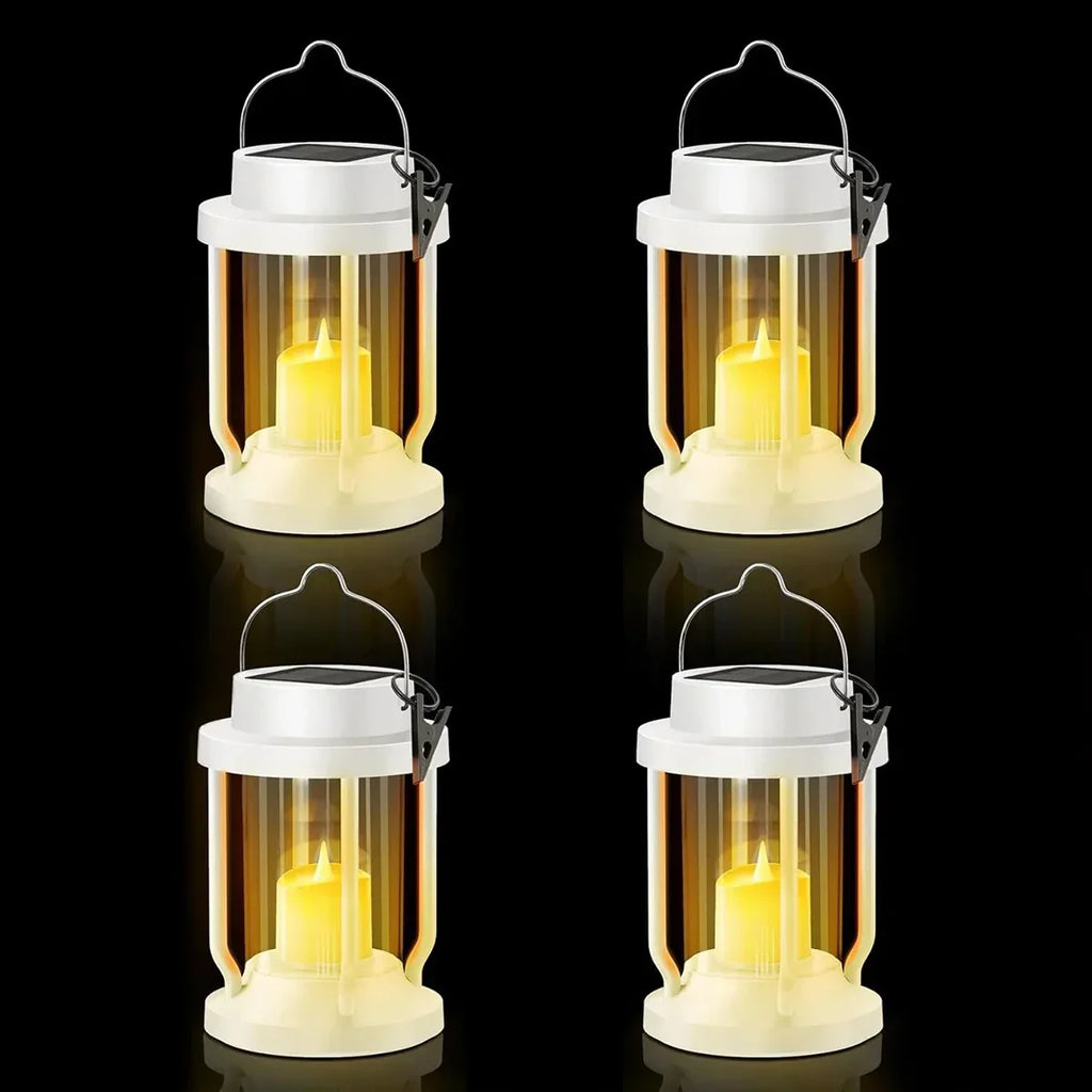 Solar Flameless Candle Lantern Hanging Light | Desfino