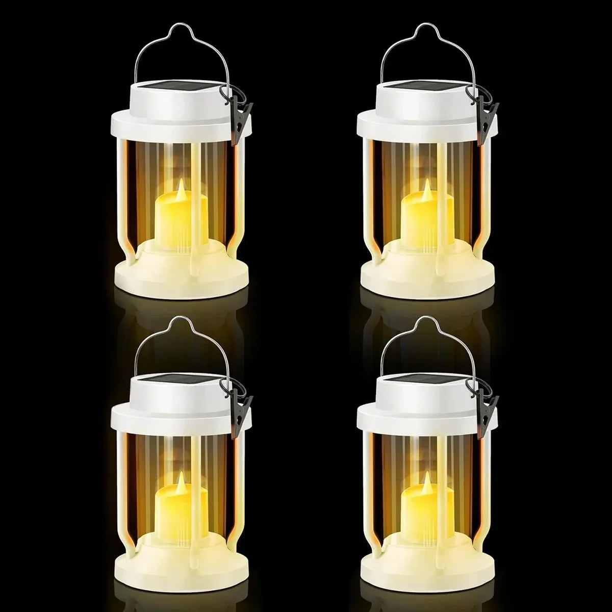 Solar Flameless Candle Lantern Hanging Light | Desfino