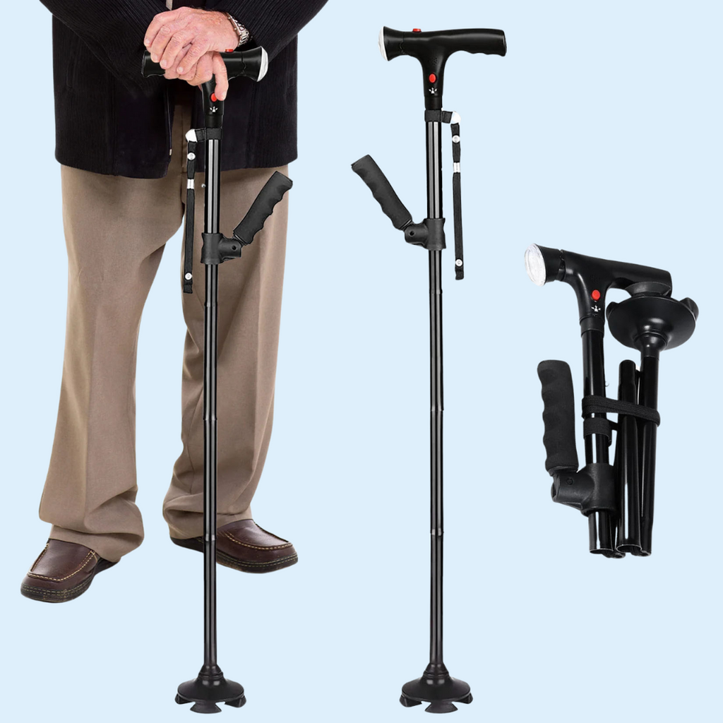 Canne StrideMate — Soutien léger et ergonomique à l’équilibre - Desfino