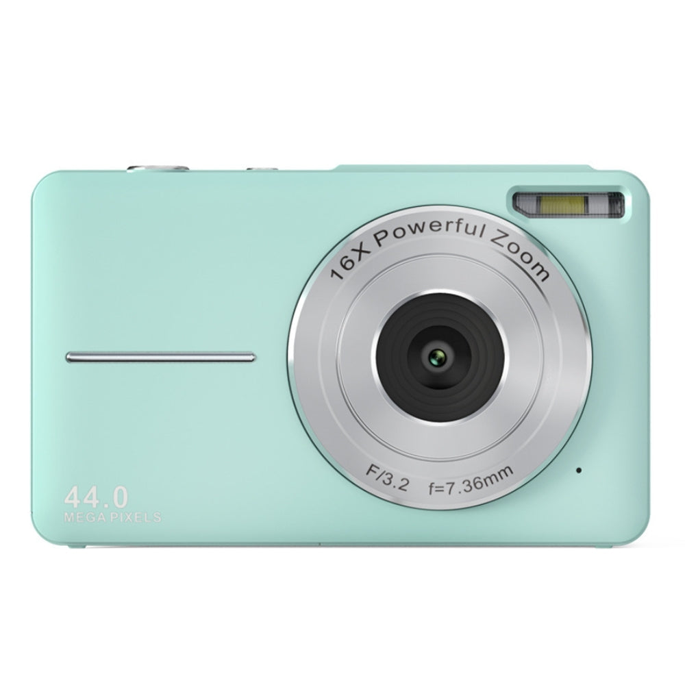 Fotocamera per vlog da 44MP — HD 1080P, zoom 16X, LCD ricaricabile da 2.4 pollici - Desfino