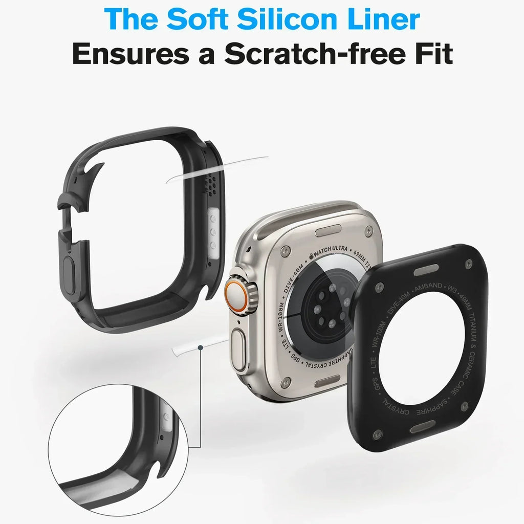 Custodia in lega di alluminio TrailGuard per Apple Watch — Protezione robusta - Desfino