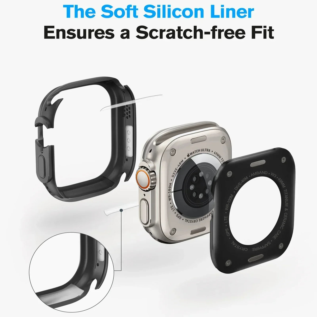 Custodia in lega di alluminio TrailGuard per Apple Watch — Protezione robusta - Desfino