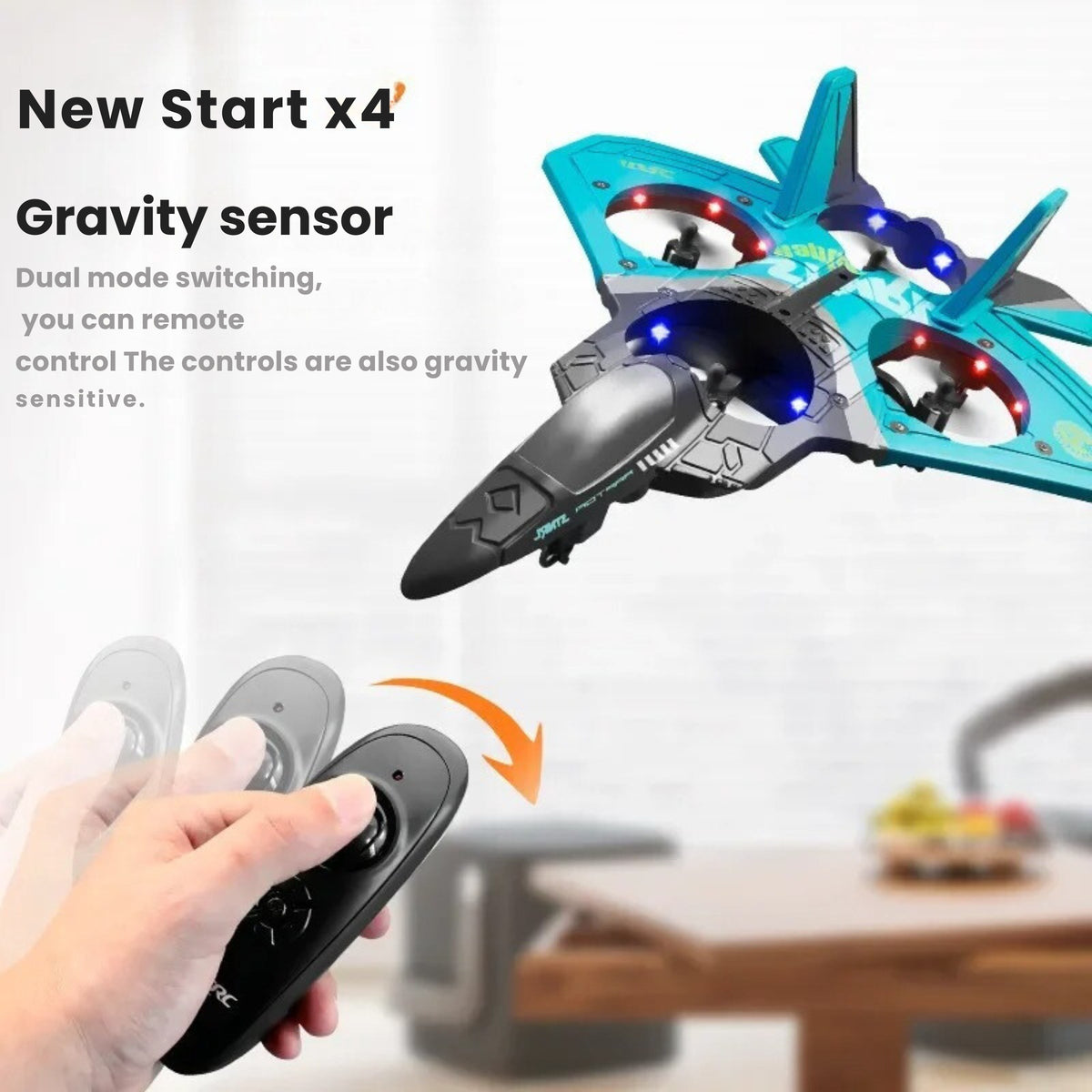 SkyWing RC repülőgép — gravitációérzékelős vezérlés kezdőknek - Desfino