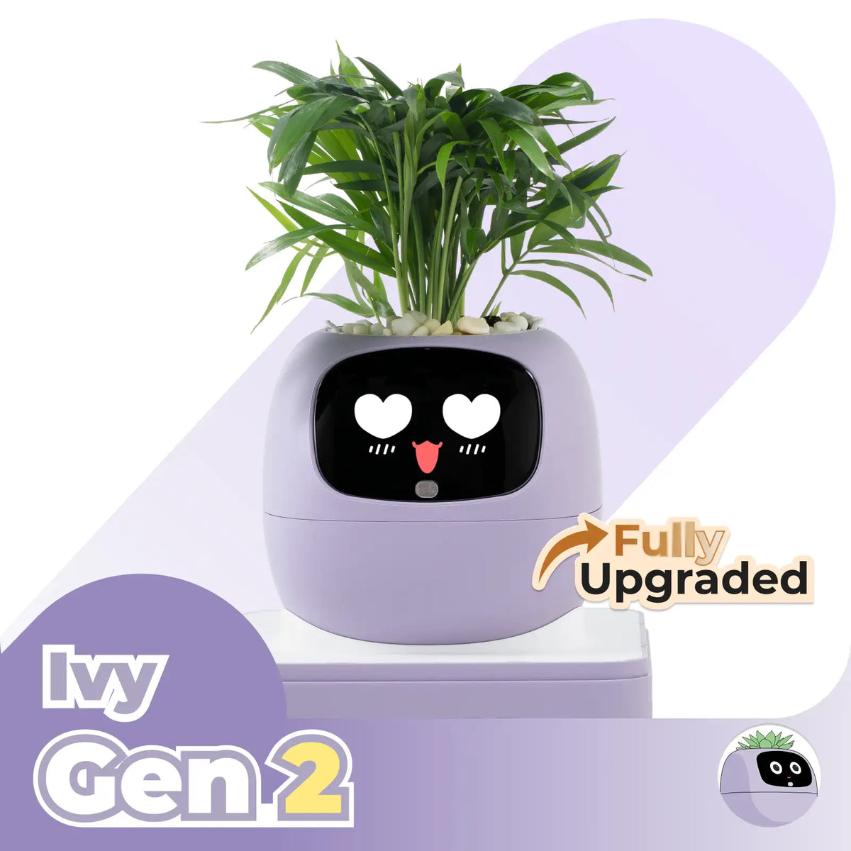 Ivy Gen 2 slim plantenh overloaddier voor op het bureau — meer dan 70 geanimeerde uitdrukkingen - Desfino