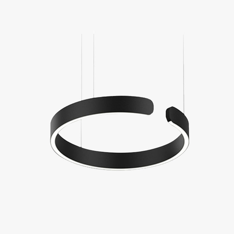 Lámpara colgante LED circular AstraNova — Iluminación ajustable - Desfino