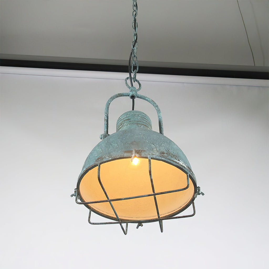 Hopedale Pendant Light — Single Bulb, Domed Shade