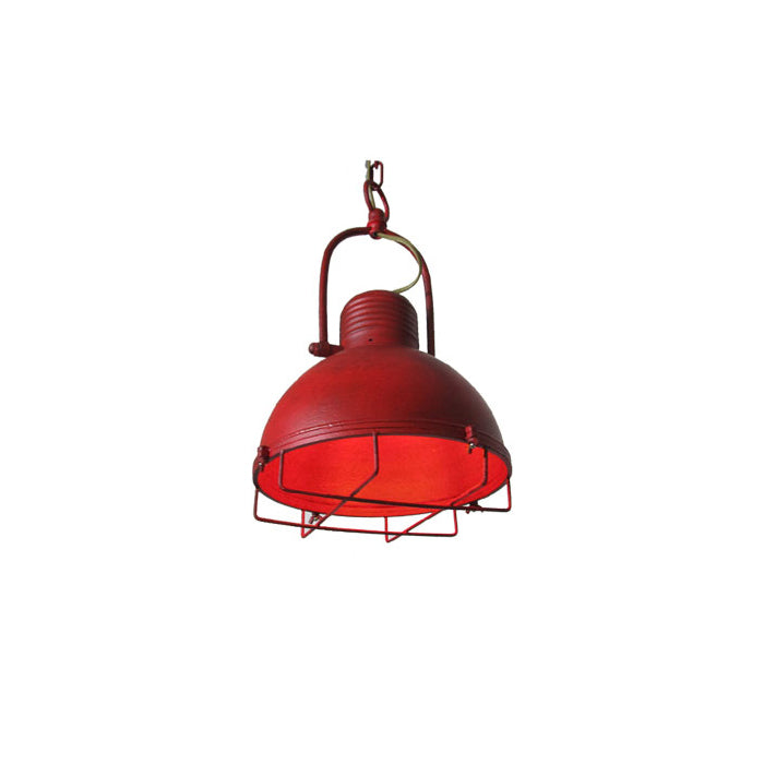 Hopedale Pendant Light — Single Bulb, Domed Shade