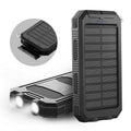 LumaCharge Peak 50000mAh Solar Power Bank — Waterproof, Dual USB - Desfino