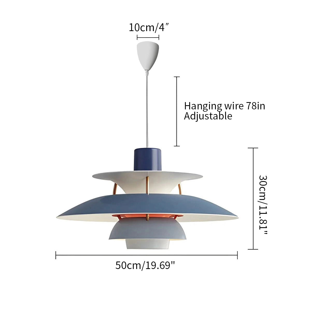 Modern Nordic Style Multi-layer Hanging Pendant Lamp | Desfino