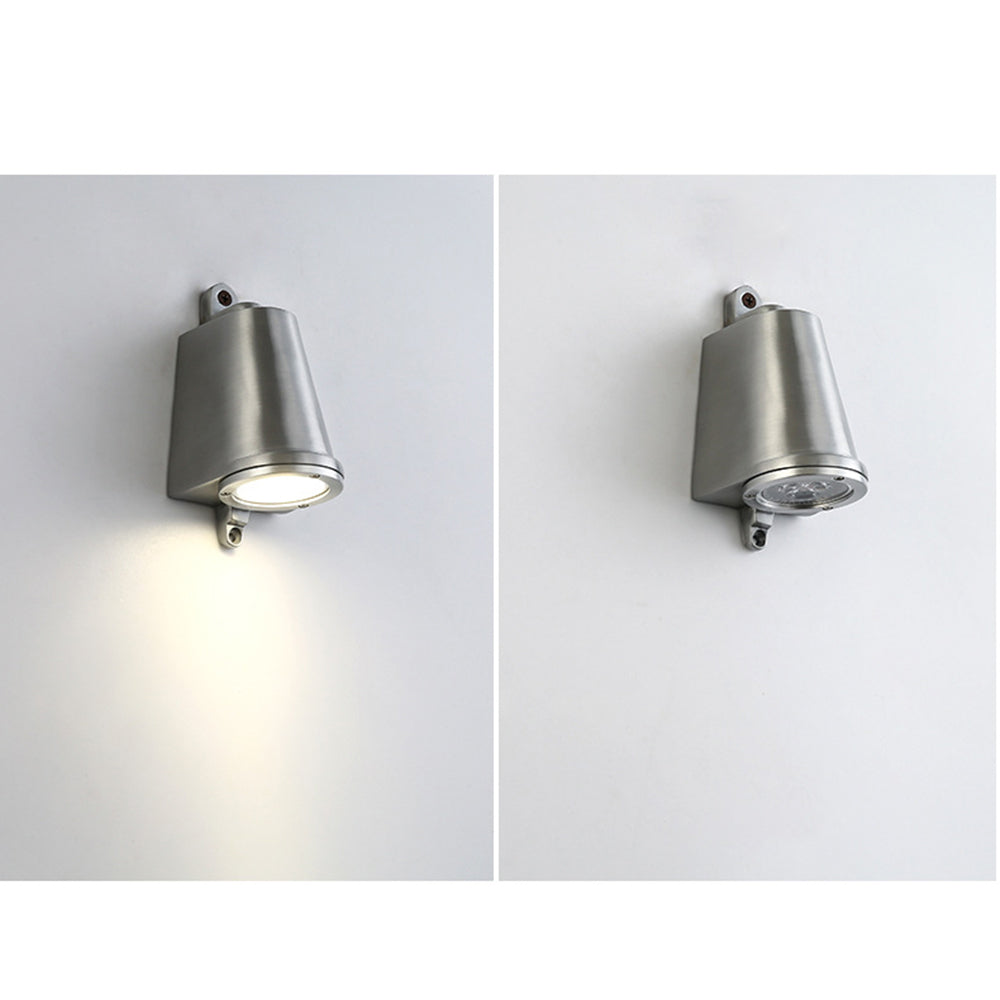 Industrial Metal Bell Wall Light – IP65 Waterproof, 3W Integrated LED, Black, 8.5x7.5x13 cm