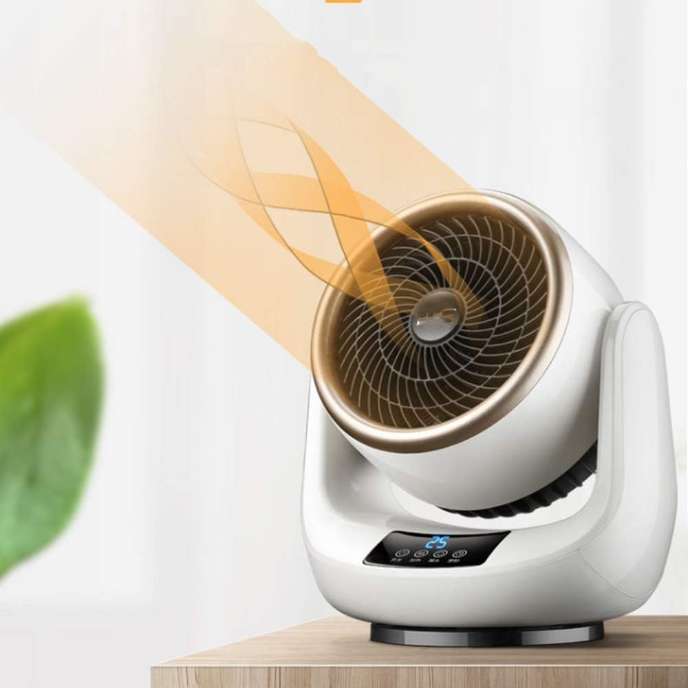 Ventilateur portable silencieux BreezeNova — rotation à 360°, télécommande - Desfino