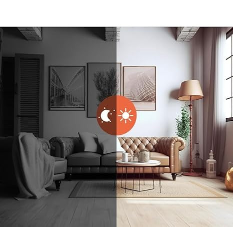 LumaGuard Mini WiFi-övervakningskamera — 1080P, app och väderbeständig - Desfino