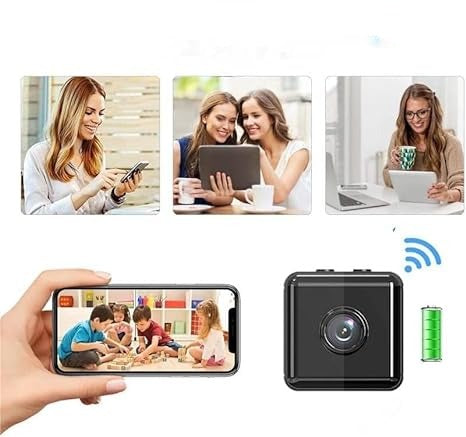 LumaGuard Mini WiFi-övervakningskamera — 1080P, app och väderbeständig - Desfino