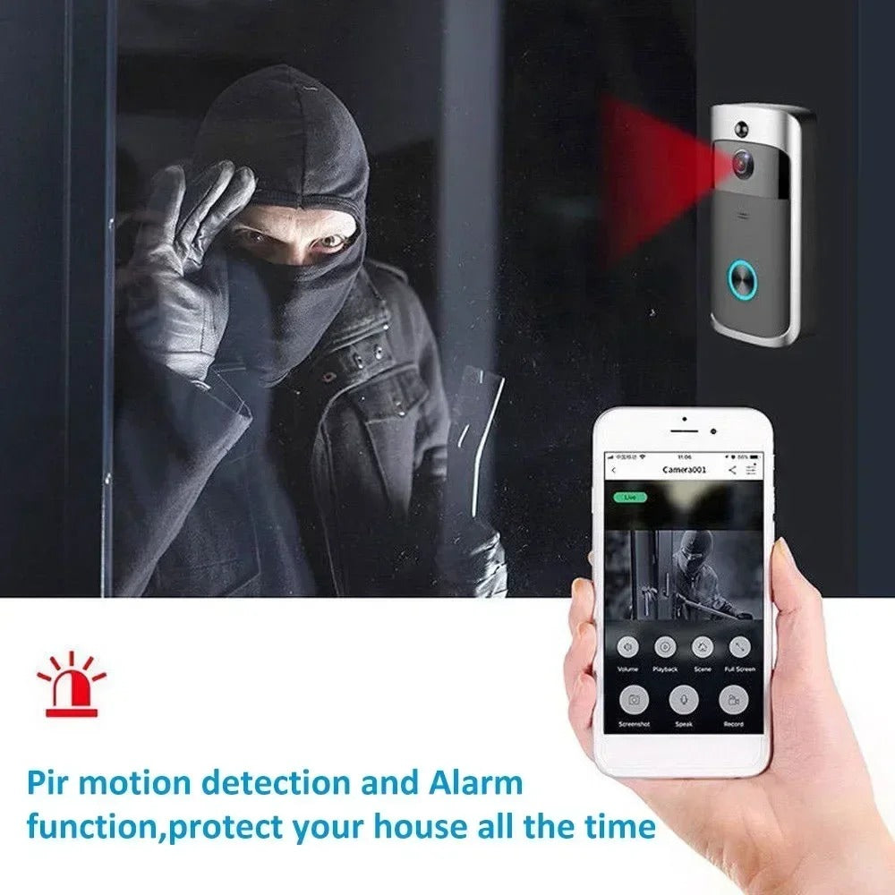 HavenCam HD WiFi Video Doorbell — Night Vision, Two-Way Talk | Desfino