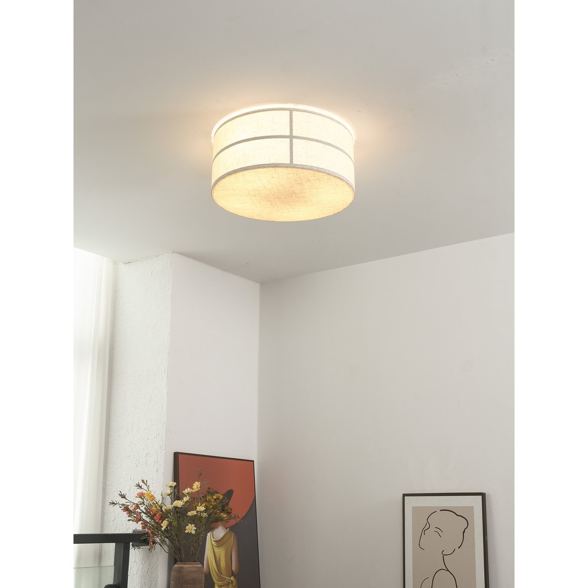 Deckenleuchte Hashira – indirektes Design für flächenbündige Montage