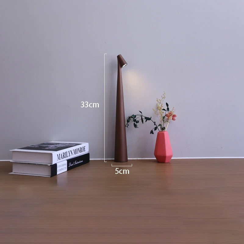 Lampada da tavolo LED ricaricabile Nordic — Luce d'accento senza fili - Desfino