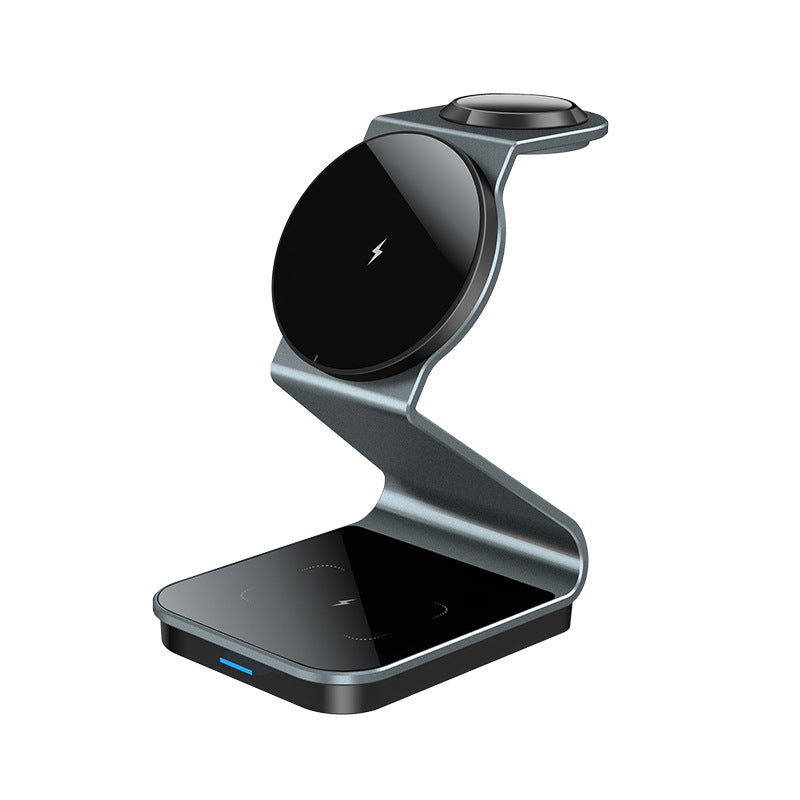 MagnaVolt 3-i-1 magnetisk trådløs lader: iPhone, Apple Watch og AirPods - Desfino