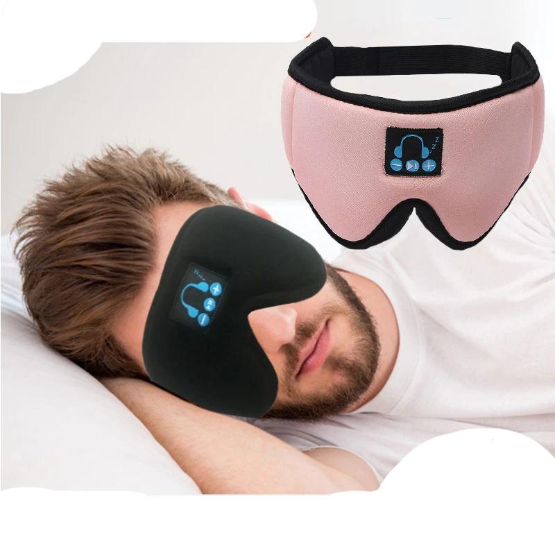 Cuffie wireless Bluetooth per dormire SomniWave — Mascherina oscurante - Desfino
