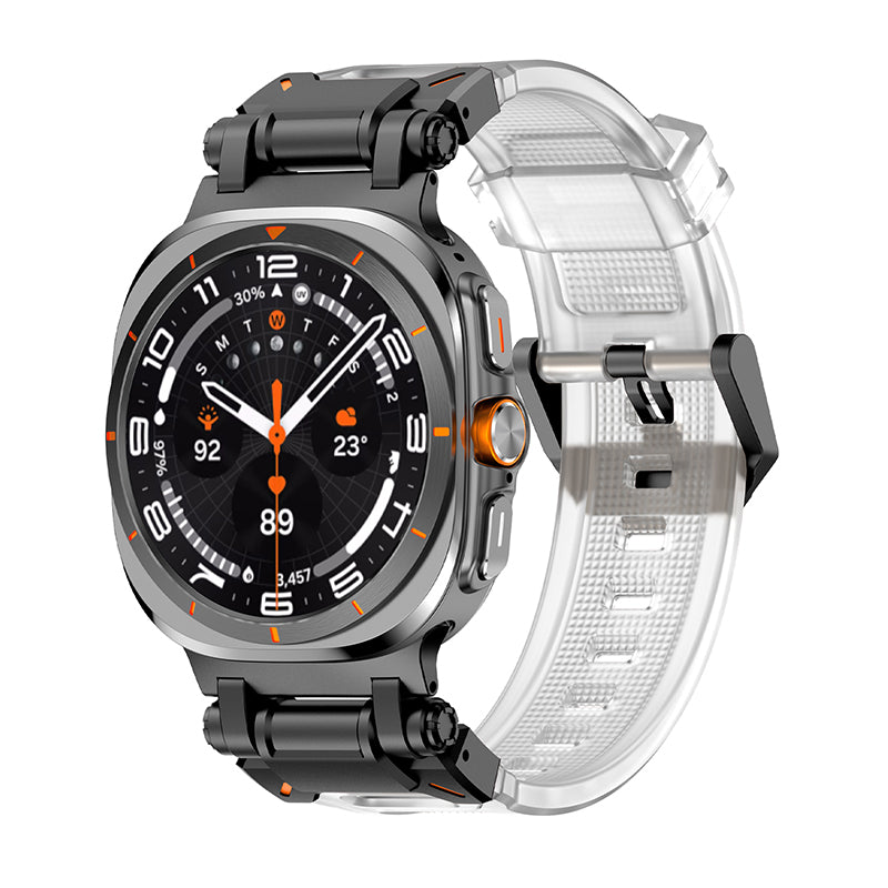 Navigator FKM-armband - Samsung Watch Ultra 47 mm, 140–230 mm, stiftspänne - Desfino