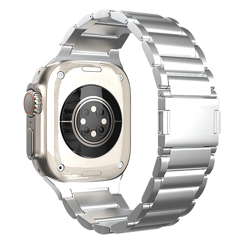 Solten-titanrem for Apple Watch Ultra — armbånd med magnetisk lås - Desfino