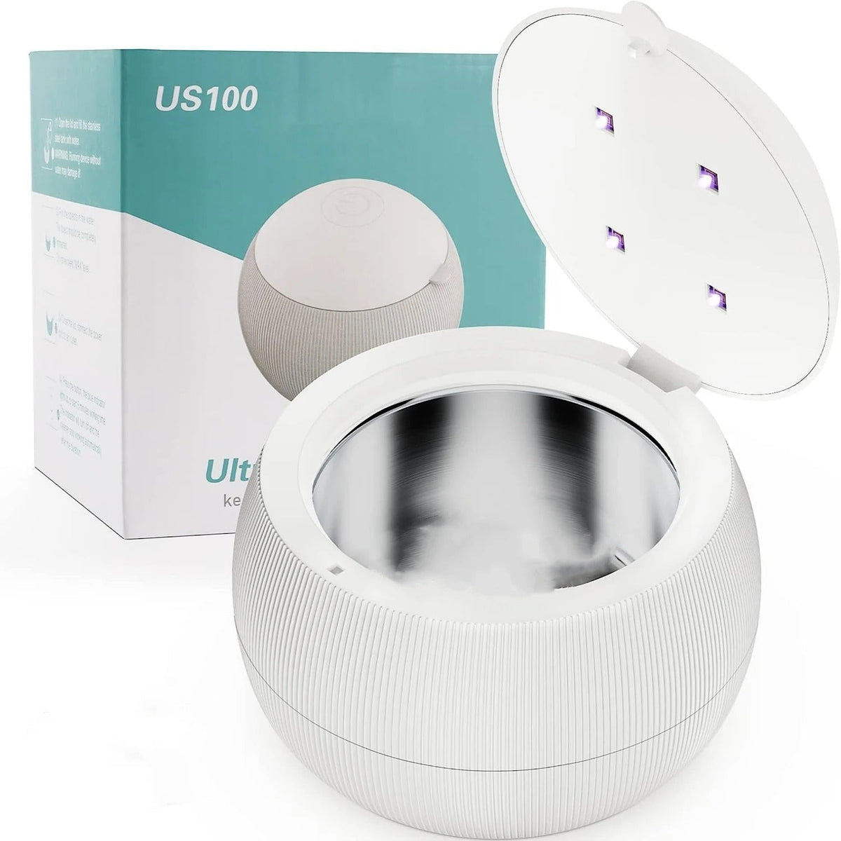 PureVive Ultrasonic Dental Cleaner Pro — 42,000 Hz, UV-C-sterilointi - Desfino