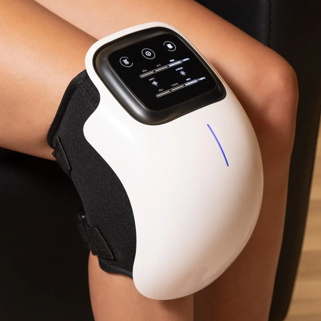3-in-1-Knie-Therapiewickel — Wärme, Rotlichttherapie und Massage - Desfino