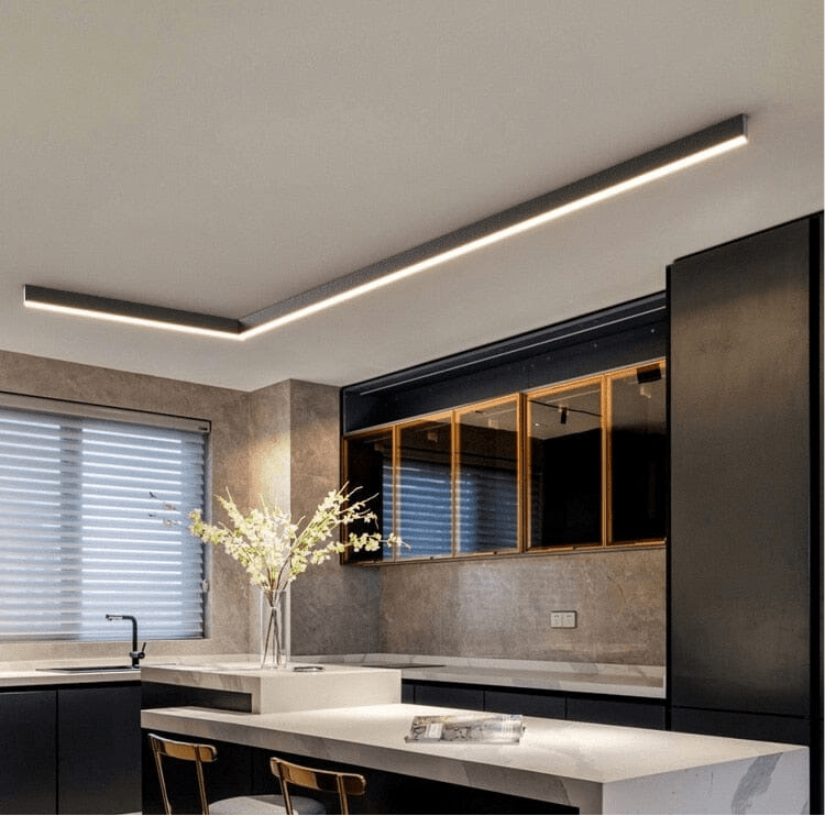 Liora lange stripverlichting — ledopbouwlamp, dimbaar, kleurregeling - Desfino