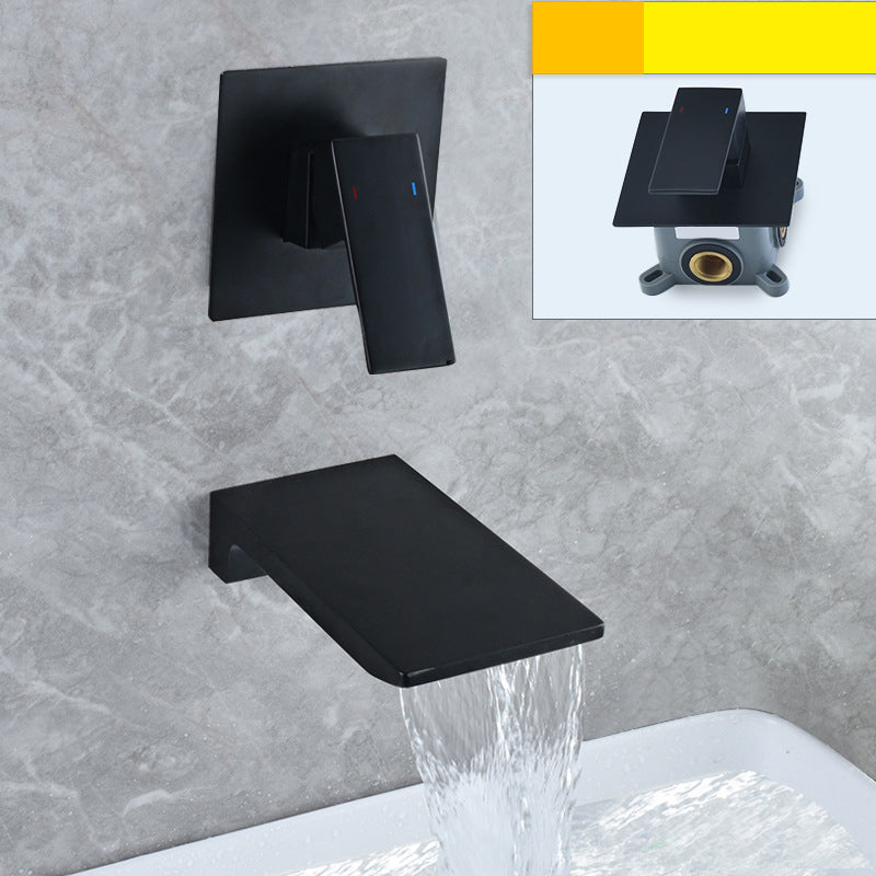 Rubinetto da bagno a parete monocomando a cascata - Bocca a cascata - Desfino