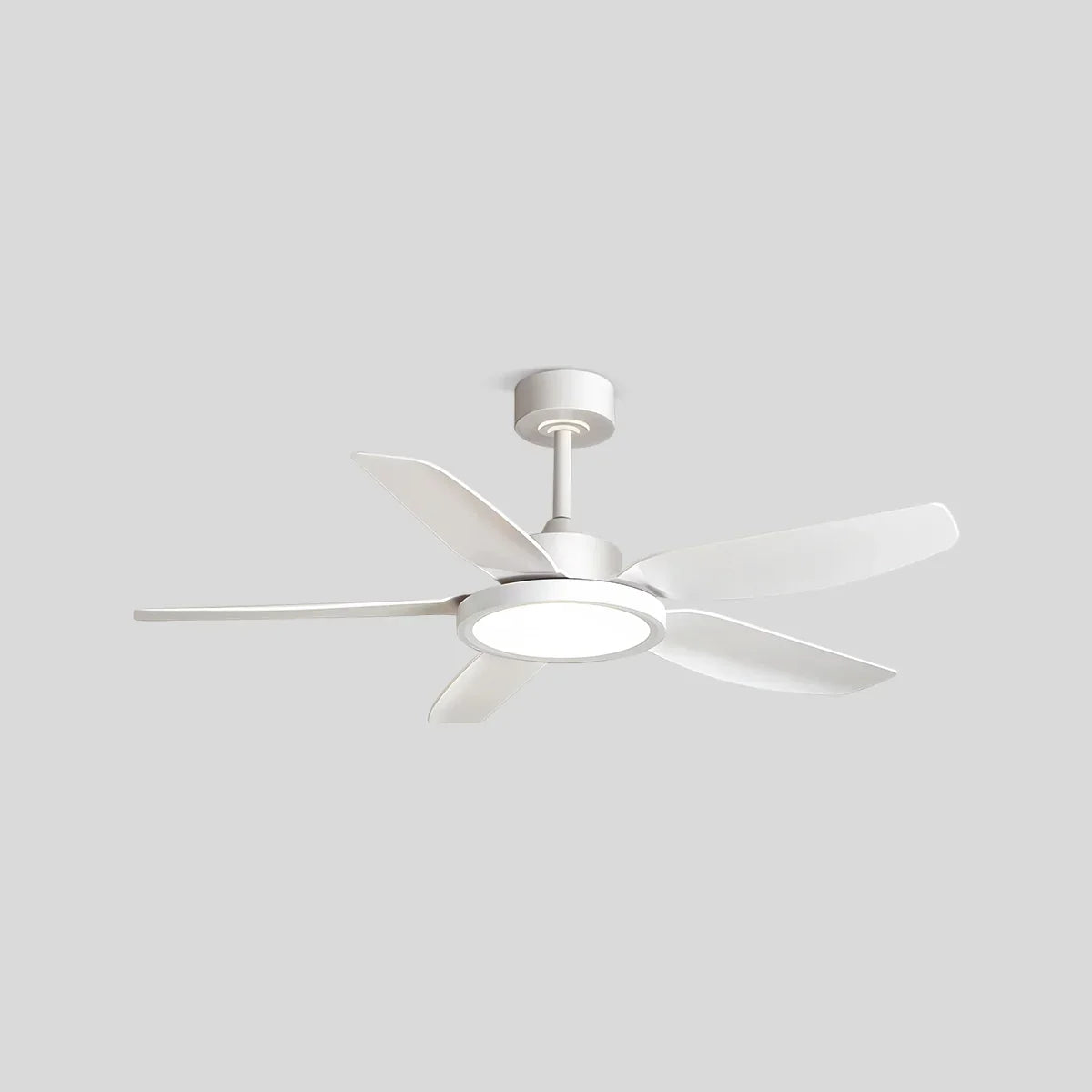 Modern White Ceiling Fans with Lights and Remote | Desfino