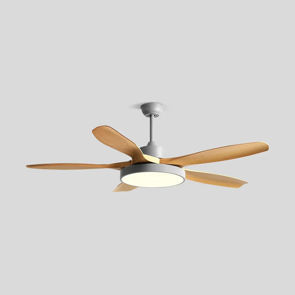 Scandi Reversible Ceiling Fan with Light | Desfino