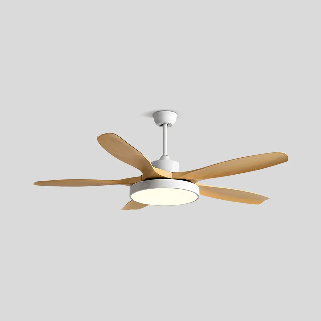 Scandi Reversible Ceiling Fan with Light | Desfino