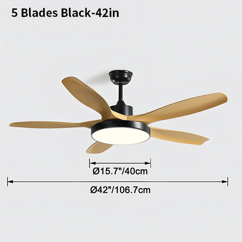 Scandi Reversible Ceiling Fan with Light | Desfino