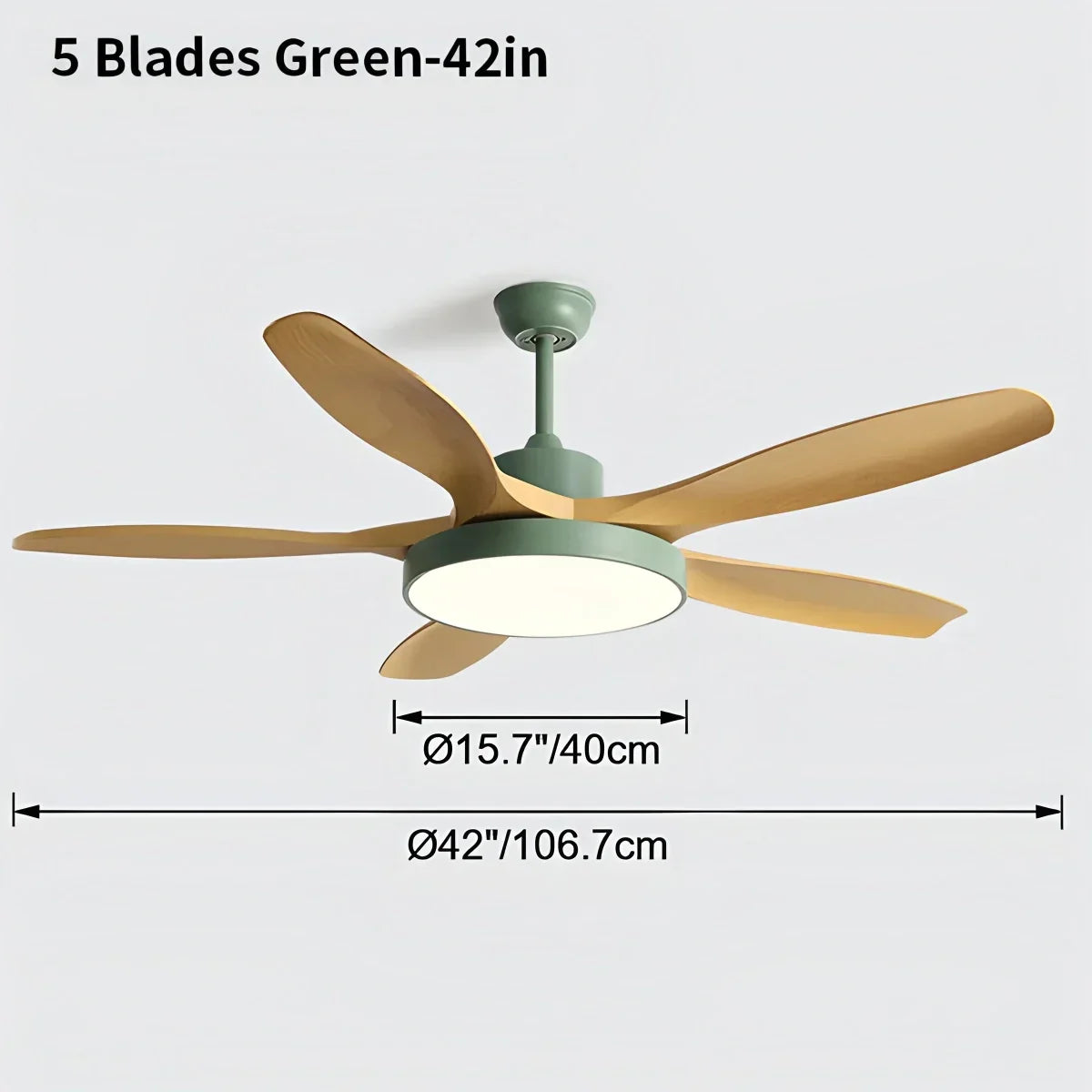 Scandi Reversible Ceiling Fan with Light | Desfino