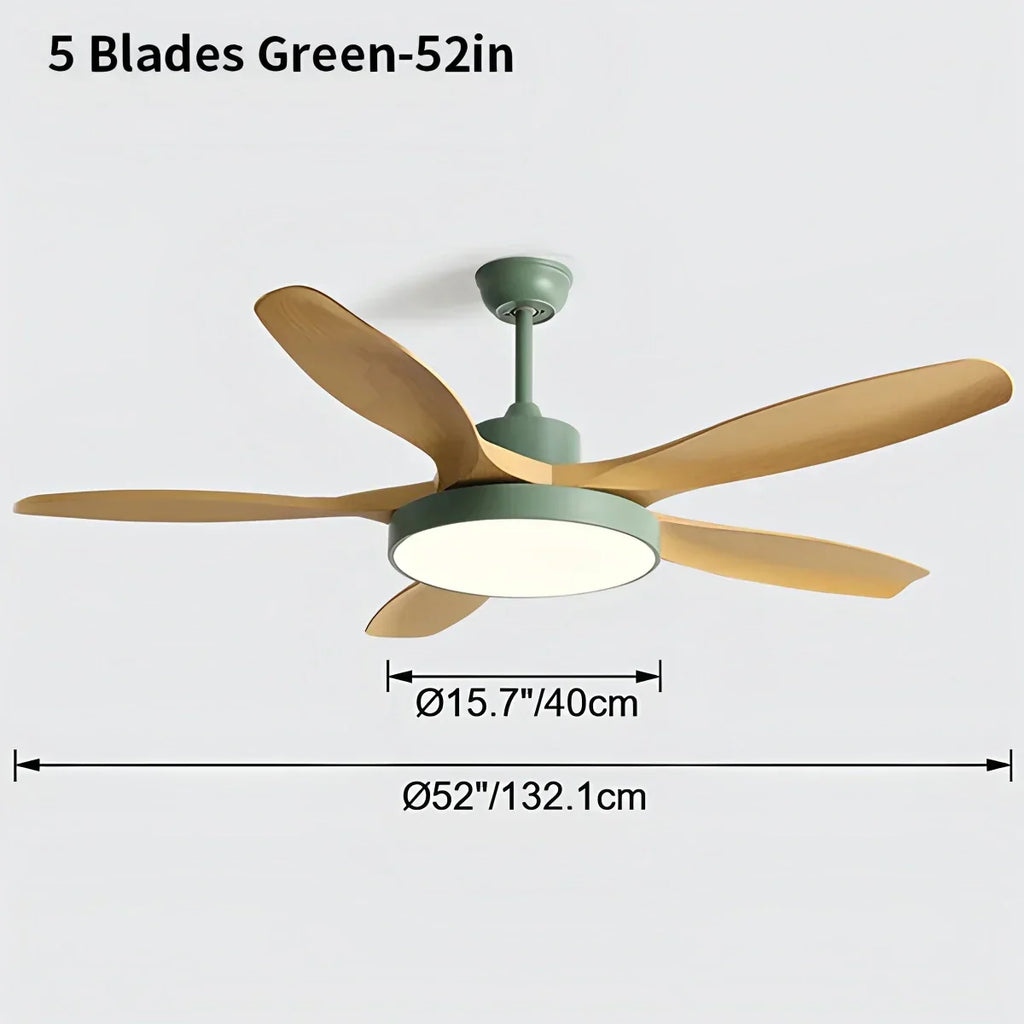 Scandi Reversible Ceiling Fan with Light | Desfino
