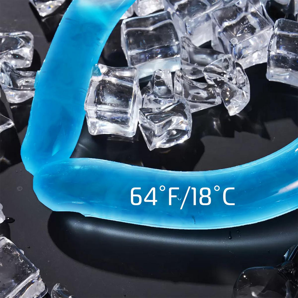 FrostLoop kühlende Nackenbandage — Wiederverwendbares Schlauchsystem mit Phasenwechsel - Desfino