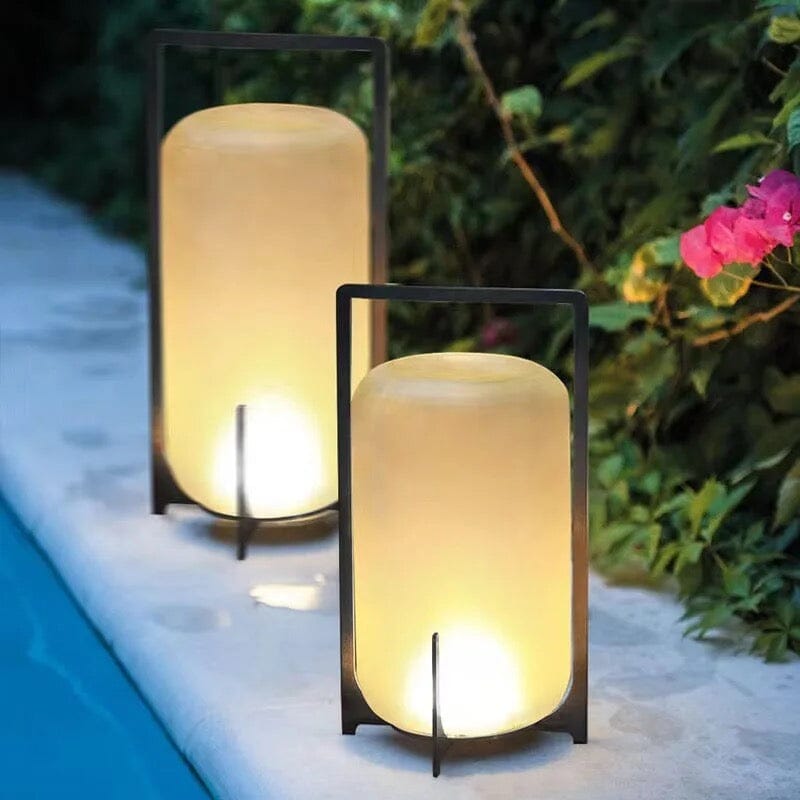 Luma Terrace Lights — Weatherproof Stainless Steel & Glass Light - Desfino
