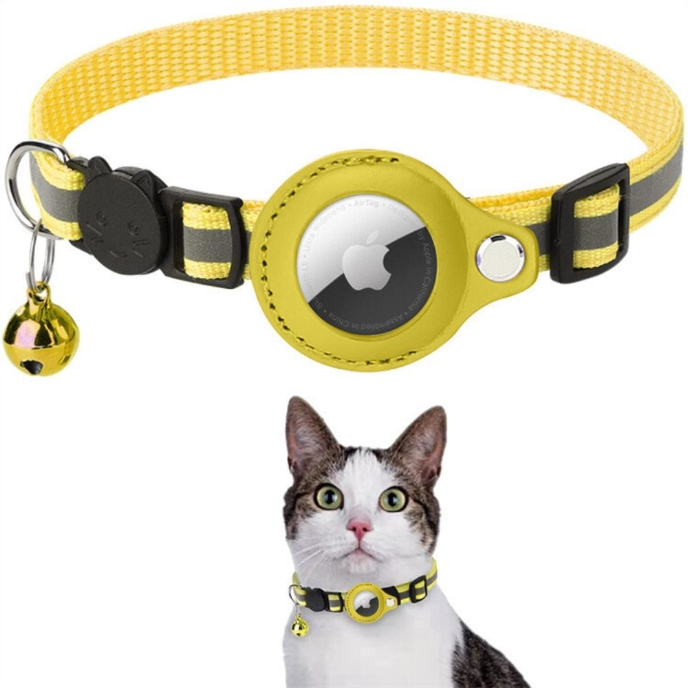 Asterra Reflective Cat Collar — Quick Release Buckle, Secure GPS Mount