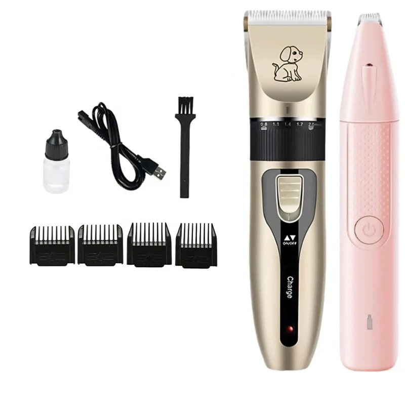 Tagliacapelli per cani cordless silenzioso - Toelettatura a batteria - Desfino