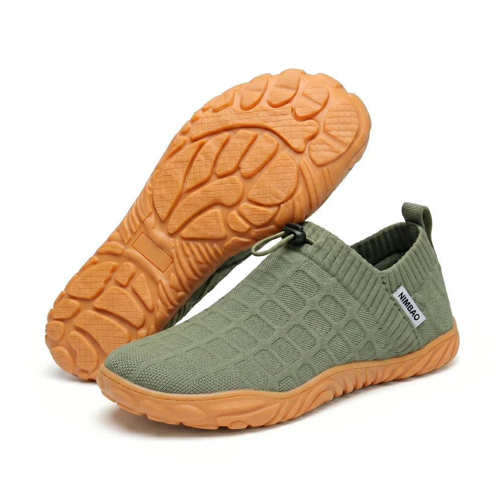 Strick-Slipper – Breite Zehenbox, Barfuß-inspirierter Komfort