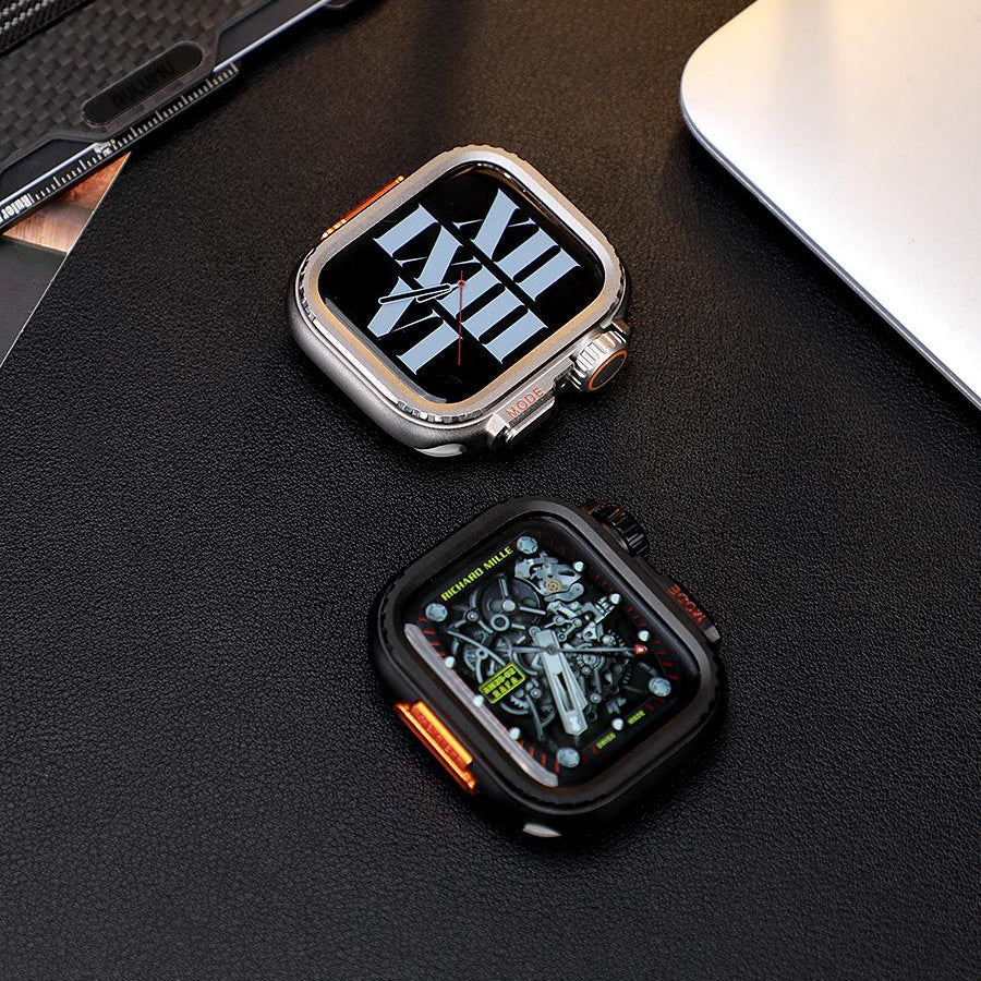 מגן קשיח ל־Apple Watch מבית AeroGuard — סגסוגת אלומיניום מלאה