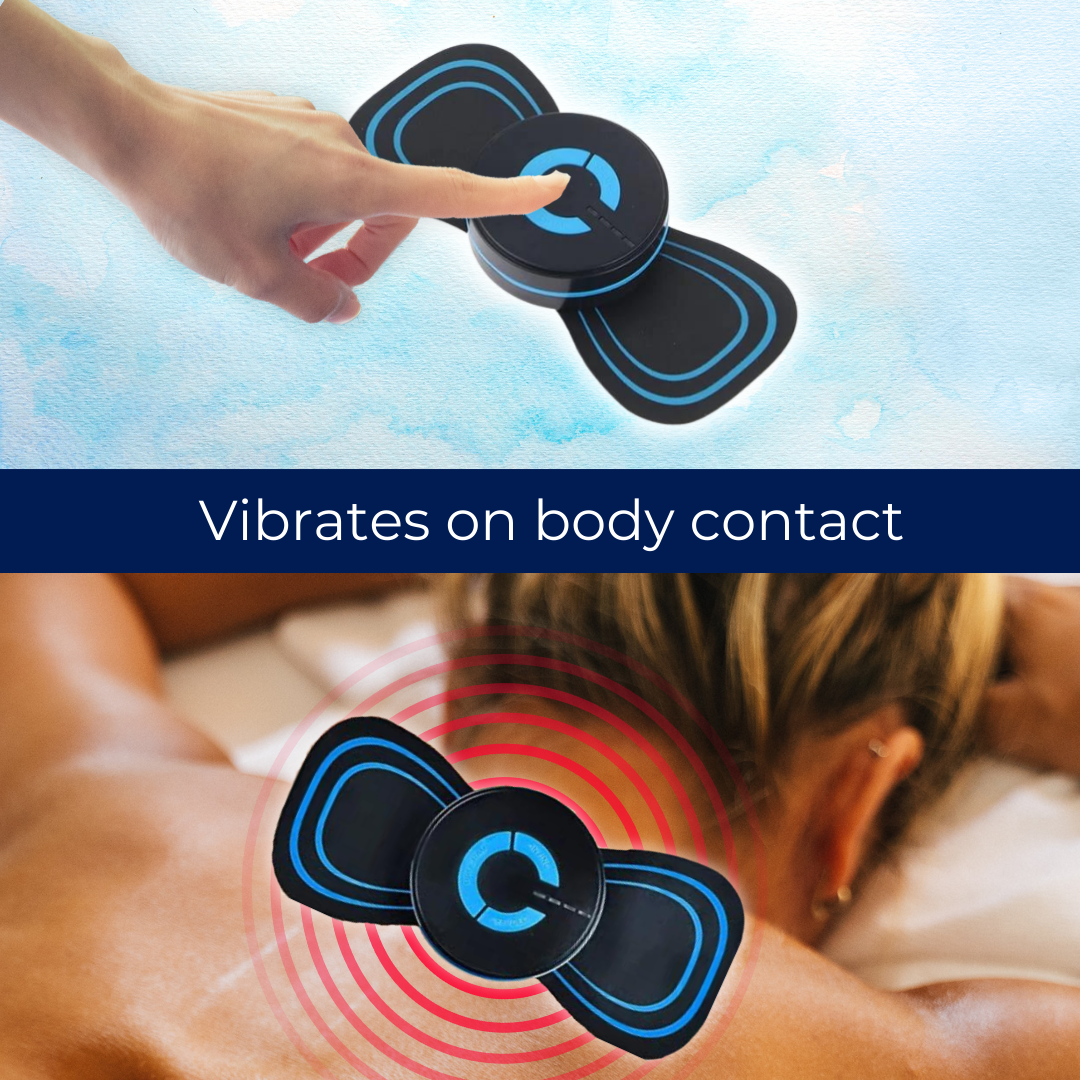 Vellora DeepPulse-massagerare med värme — EMS-muskelvärk lindring - Desfino