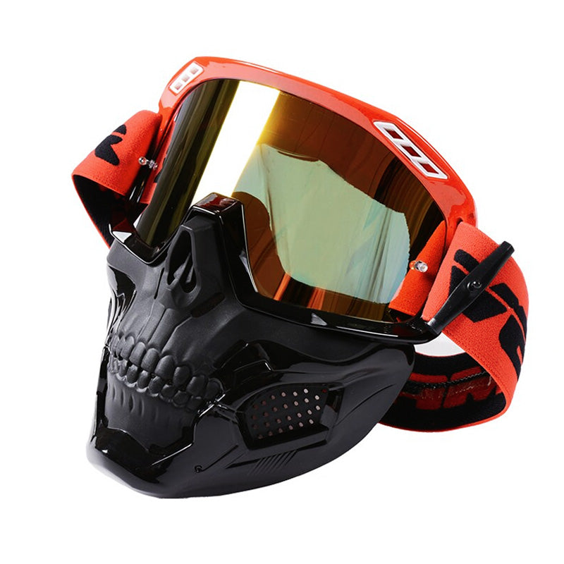 SpectraRider Motorcycle Goggles — Impact-Resistant, Removable Mask - Desfino