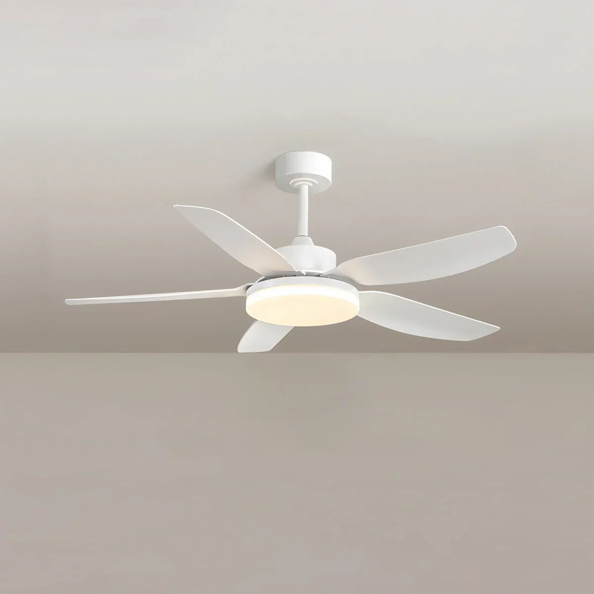 White Remote Control Ceiling Fan Light | Desfino