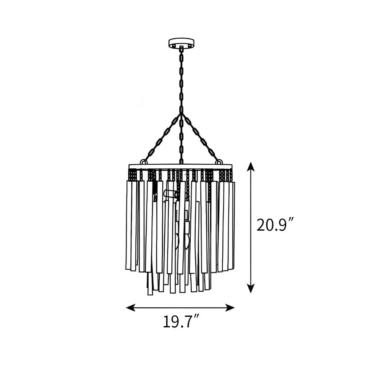 Twiggy Chandelier for Dining Room | Desfino