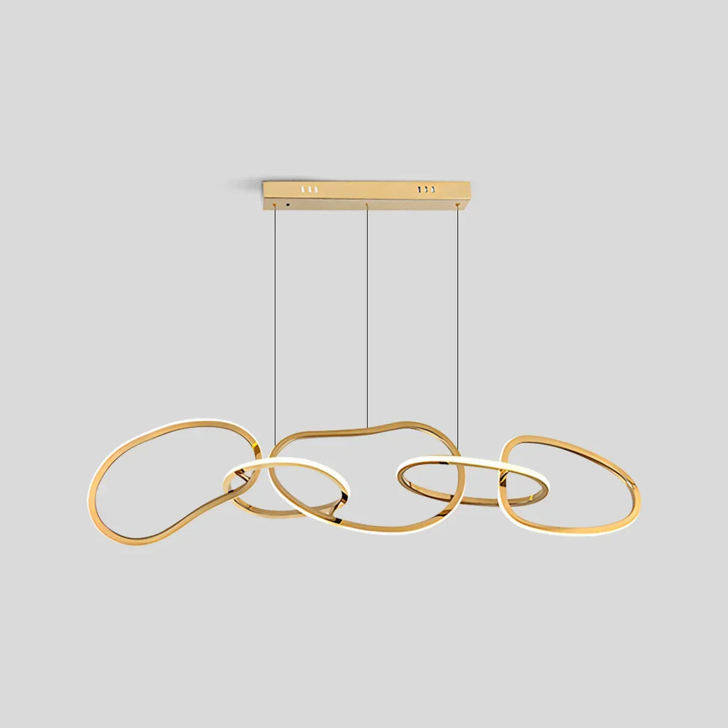 Moderner minimalistischer Ring-Kronleuchter | Desfino